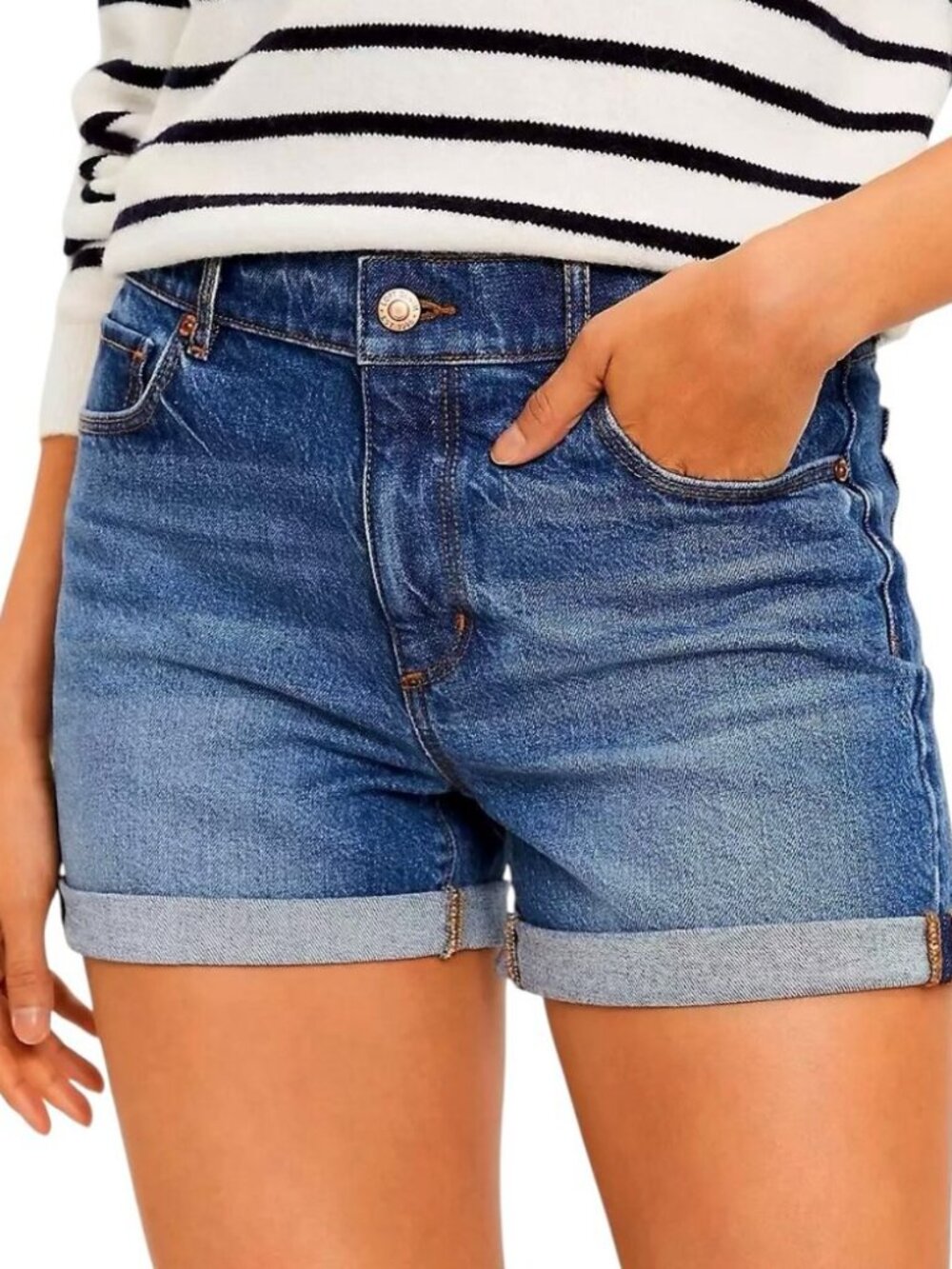 ANN TAYLOR LOFT Denim Roll Shorts